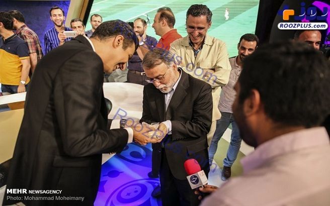 دوپینگ «فردوسی پور» در پشت صحنه برنامه!+عکس
