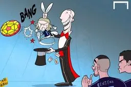 شعبده بازی زیدان را ببینید!/کاریکاتور