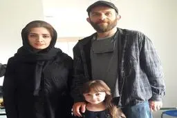 ژست جدید بازیگر معروف در کنار همسرش/عکس