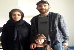 ژست جدید بازیگر معروف در کنار همسرش/عکس