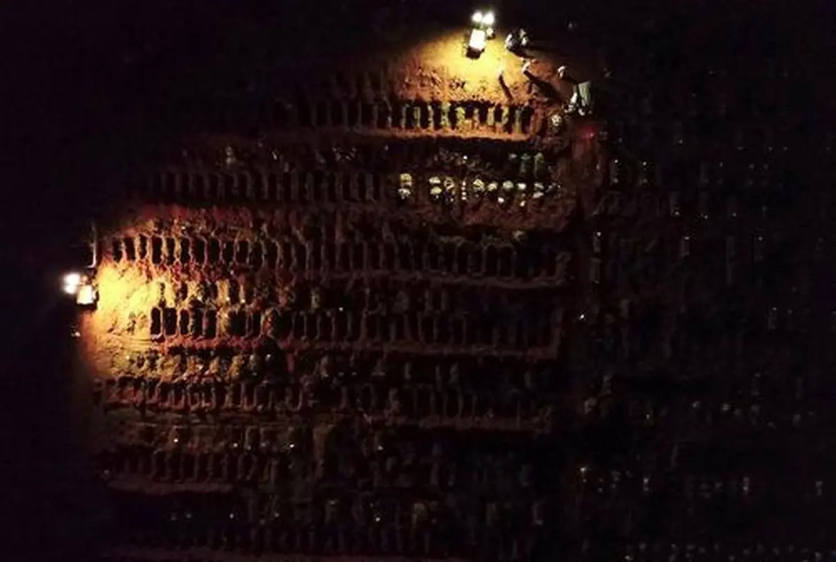 دفن شبانه فوتی‌های پرشمار کرونایی در گورستانی در برزیل+عکس