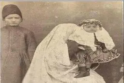 واكنش جالب زن قاجاری به دوربين عکاسی