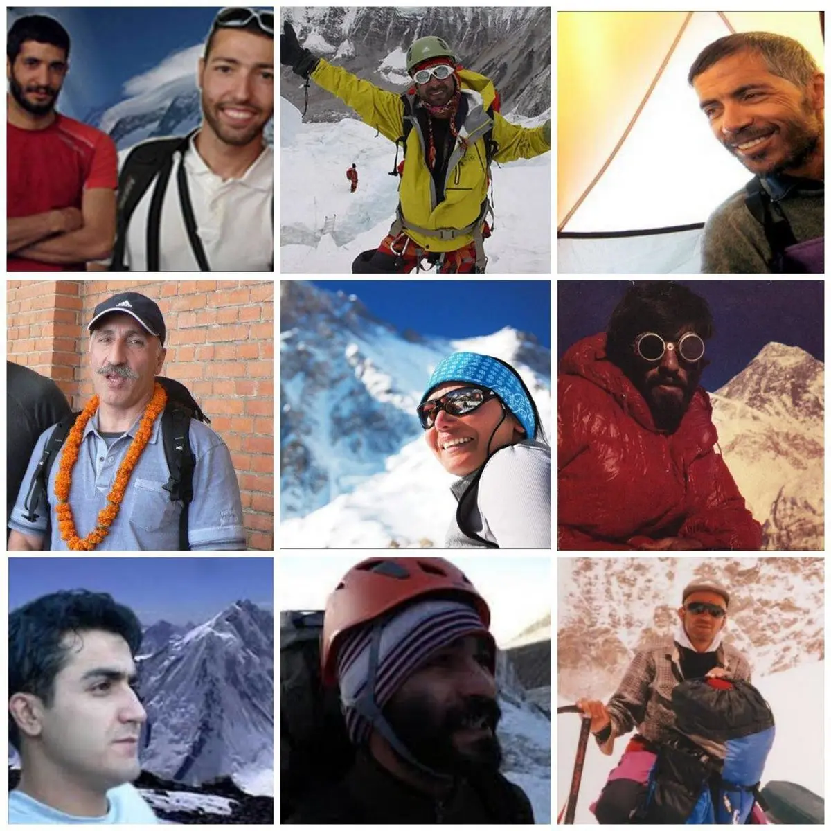 تصویری از کوهنوردان مشهدی که در کوهستان ازنا ناپدید و جان سپردند