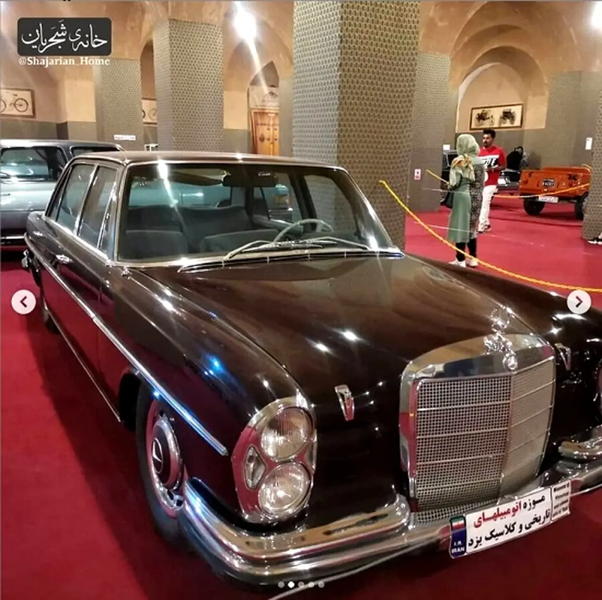 تصاویر دیده نشده از مرسدس بنز قدیمی استاد محمدرضا شجریان