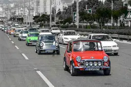 رژه مینی ماینرها در تهران/ عکس