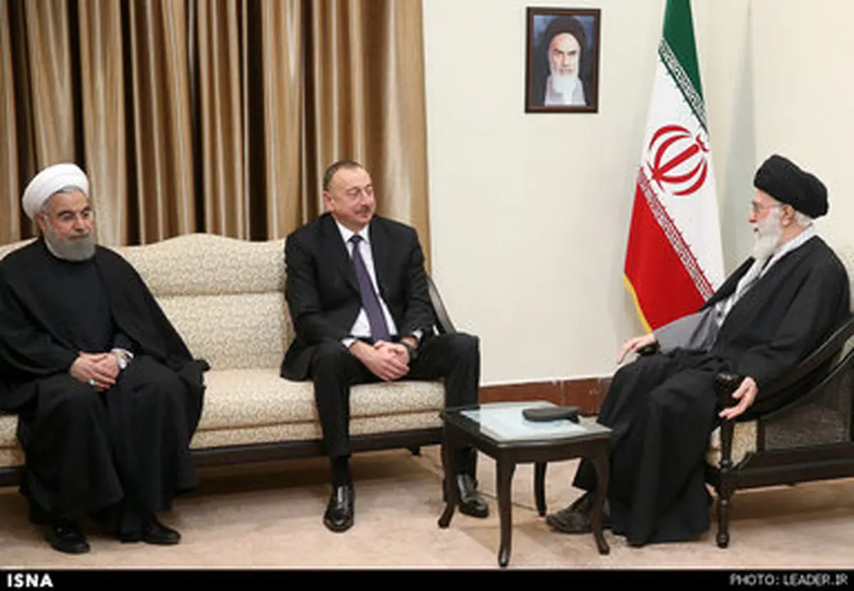 حواشی تصویری دیدار رییس جمهوری آذربایجان با مقام معظم رهبری