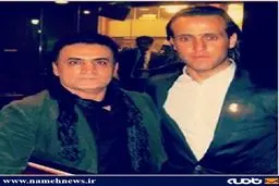 علی کریمی در کنار محمد بنا/ عکس
