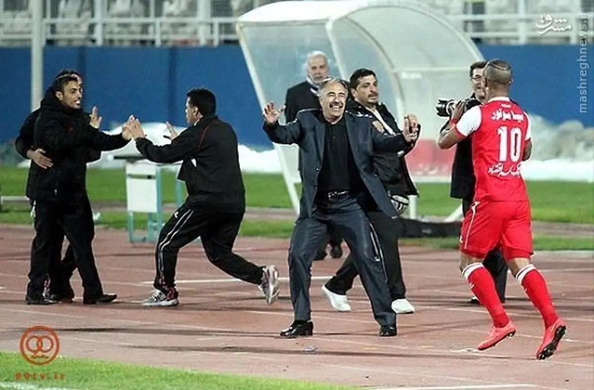 شادی منحصر به فرد ادینیو پس از گلزنی به استقلال/ عکس