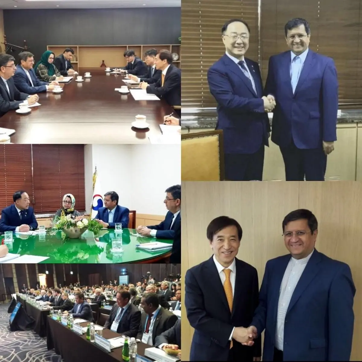 رئیس بانک مرکزی در دیدار با همتای کره‌ای خود مطرح کرد: محافظه کاری کره‌ای‌ها از ترس جریمه آمریکایی‌ها