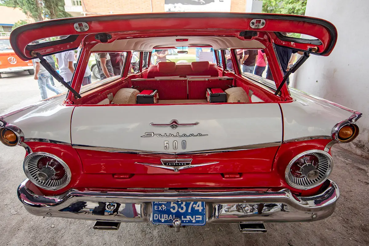 تصاویر/ گردهمایی خودروهای کلاسیک در ساری