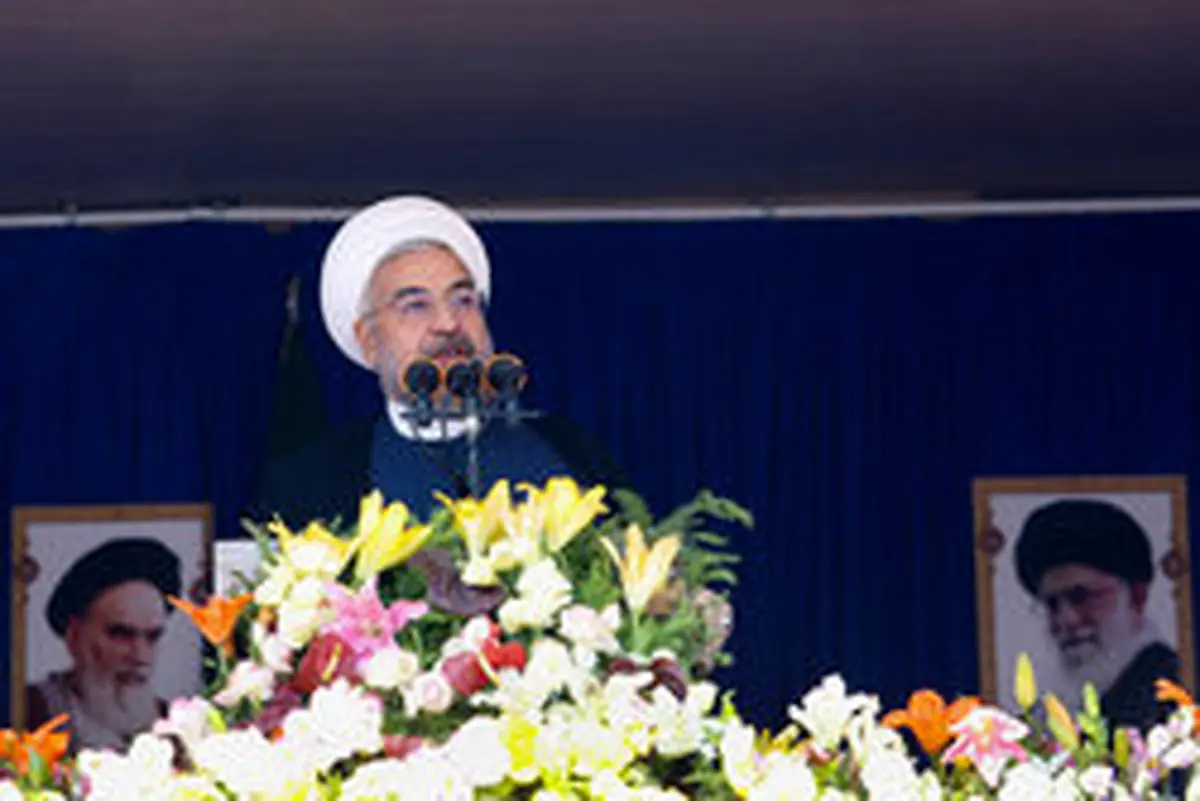 سخنرانی حسن روحانی در مراسم ۲۲ بهمن: بالاترین ثمره انقلاب، انتخاب است/ شهید سلیمانی دنبال ثبات و امنیت بود