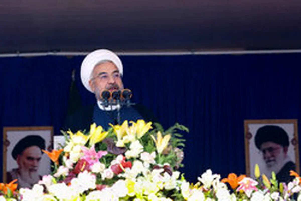 سخنرانی حسن روحانی در مراسم ۲۲ بهمن: بالاترین ثمره انقلاب، انتخاب است/ شهید سلیمانی دنبال ثبات و امنیت بود
