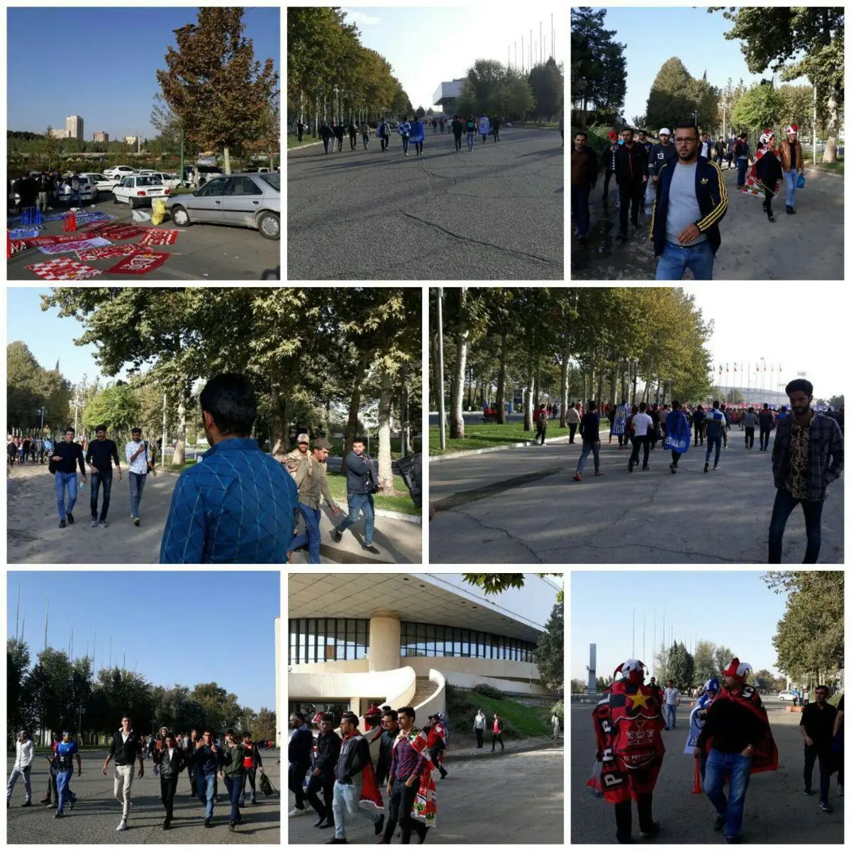 ورود هواداران پرسپولیس و استقلال به استادیوم آزادی/عکس