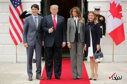 ترامپ و نخست وزیر کانادا در کنار همسرانشان /تصاویر