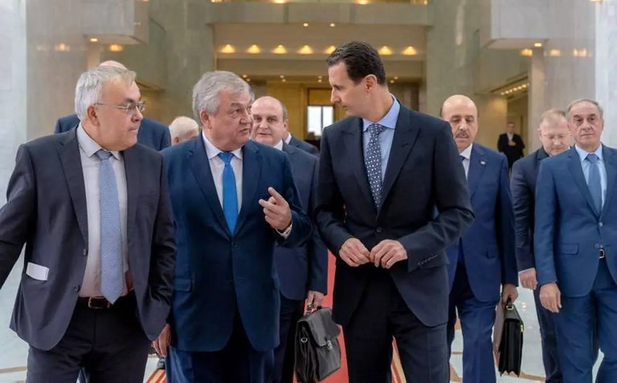 دیدار فرستاده ویژه پوتین با بشار اسد / عکس