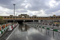 مشهد پس از تعطیلی حرم رضوی + تصاویر