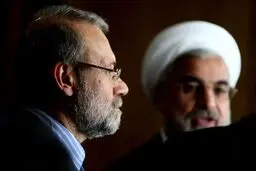 لاریجانی لباس رزم پوشید/ «فیلسوف سیاستمدار »شانه به شانه در کنار «شیخ دیپلمات»