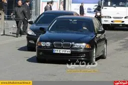 رئیس‌جمهور با چه خودرویی به نمایشگاه خودرو آمد؟ +تصاویر