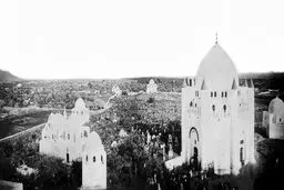 قبرستان بقیع در قرن 19میلادی ،قبل از تخریب توسط وهابیون آل سعود/ عکس