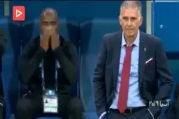 ببینید: کی‌روش و لیپی تقابلی جذاب در بازی ایران - چین