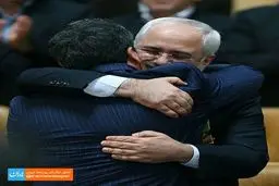 عراقچی در آغوش ظریف/عکس