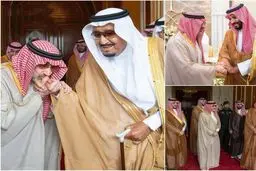 دست‌بوسی سلمان توسط شاهزاده بازداشتی / عکس