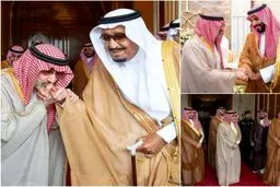 دست‌بوسی سلمان توسط شاهزاده بازداشتی / عکس