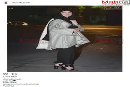 پوشش جالب ویدا جوان/ عکس