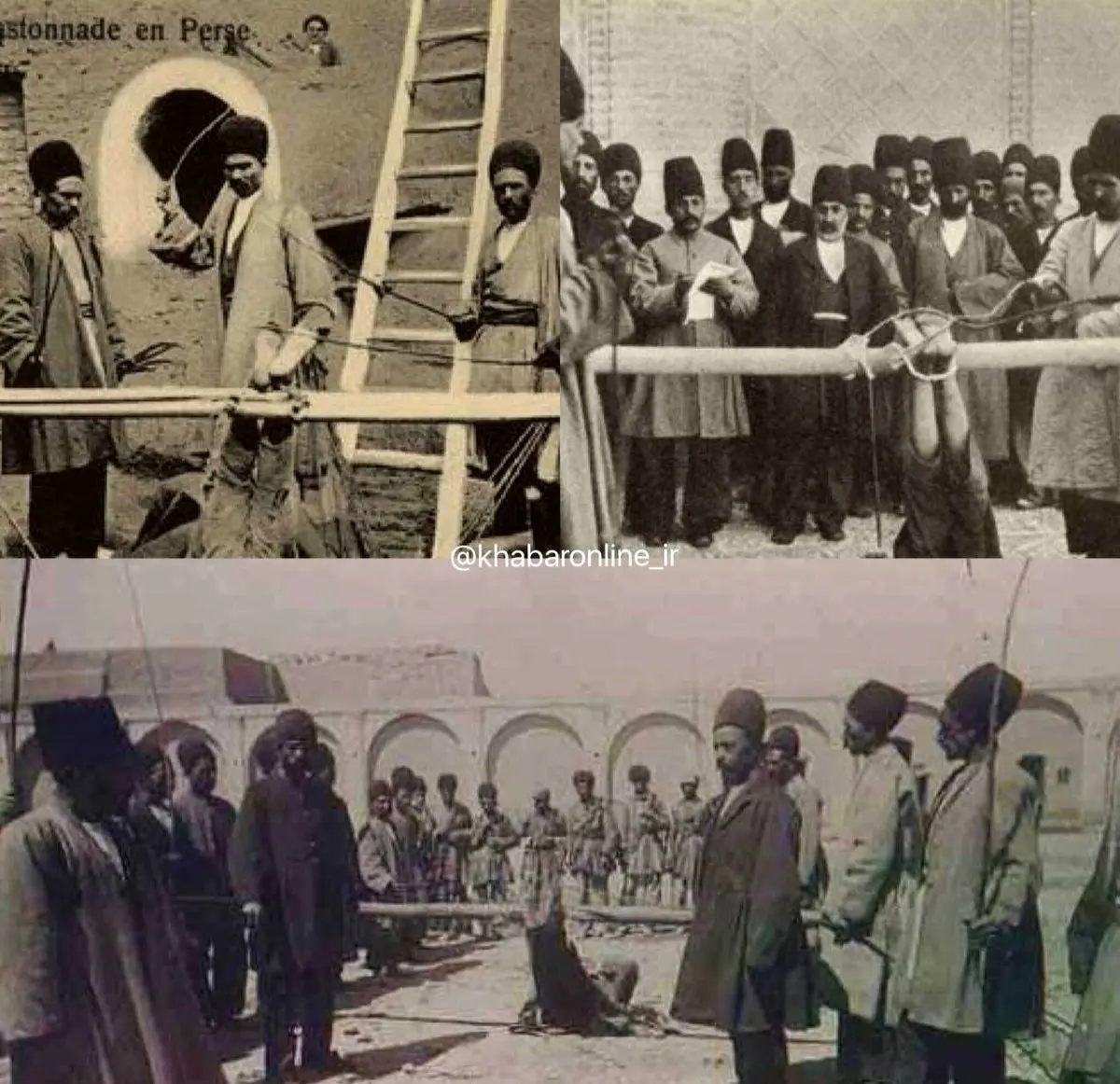 روش تهرانی‌های قدیم برای شکنجه مجرمان در 97 سال قبل/عکس