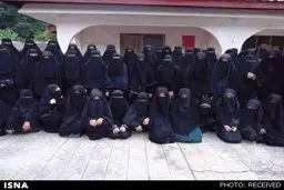 زنان ابوبکر البغدادی + عکس