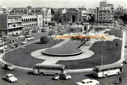 میدان توپخانه در دهه 1330 شمسی/عکس