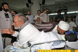 تصاویری از حضور جانبازان در جمع شیعیان مدینه