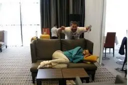 عکس/ خستگی شدید سعید معروف