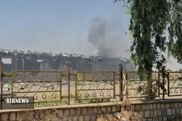 حمله ناجوانمردانه اسرائیل به امدادگران ایرانی؛ ساختمان آتش‌نشانی موسیان زیر آتش! + فیلم