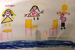 ویکتوریا بکهام عکس نقاشی جالب دخترش از خودش و دیوید بکهام را منتشر کرد