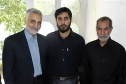 حاج قاسم در منزل «مهندس رضا»/تصاویر