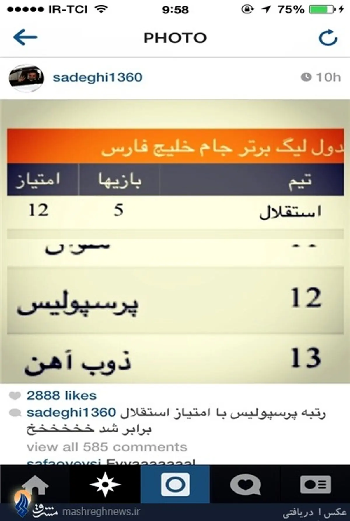عکس/کُری مدافع استقلال‌ برای پرسپولیس