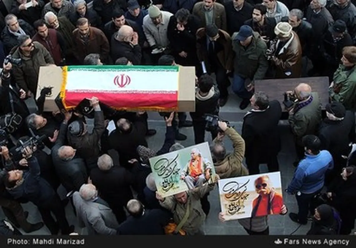 تشییع زنده یاد محمد علی اینانلو/تصاویر