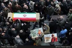 تشییع زنده یاد محمد علی اینانلو/تصاویر