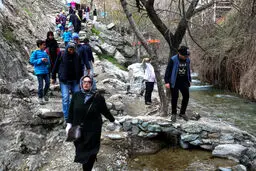تفریح مردم در دربند و درکه با وجود کرونا! + عکس