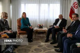 دیدار موگرینی با ظریف در نیویورک / تصاویر
