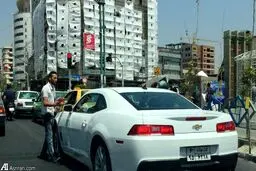 گذرموقت آمریکایی در خیابان های تهران/عکس