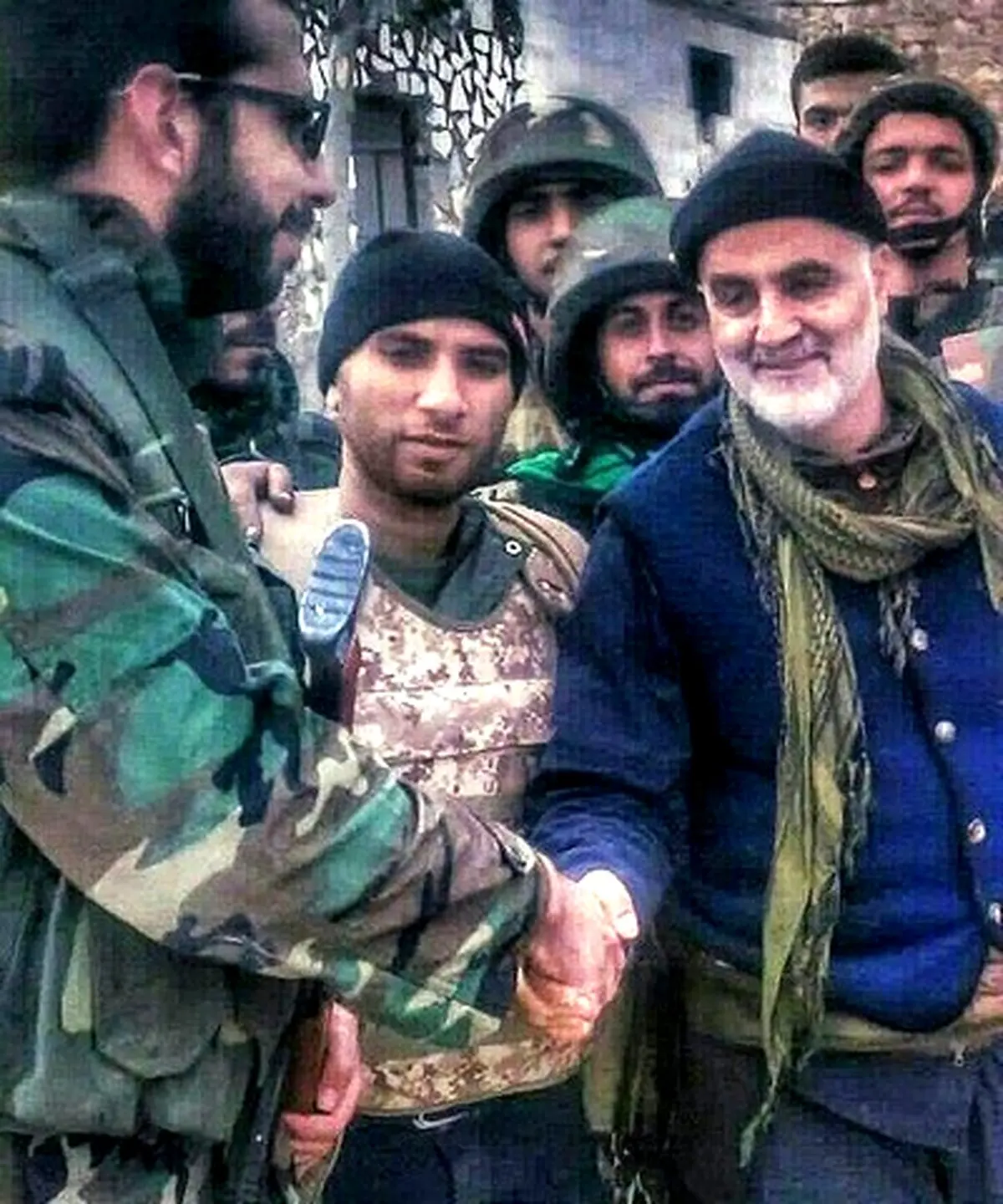 تصویر جدید از حاج قاسم سلیمانی در حلب
