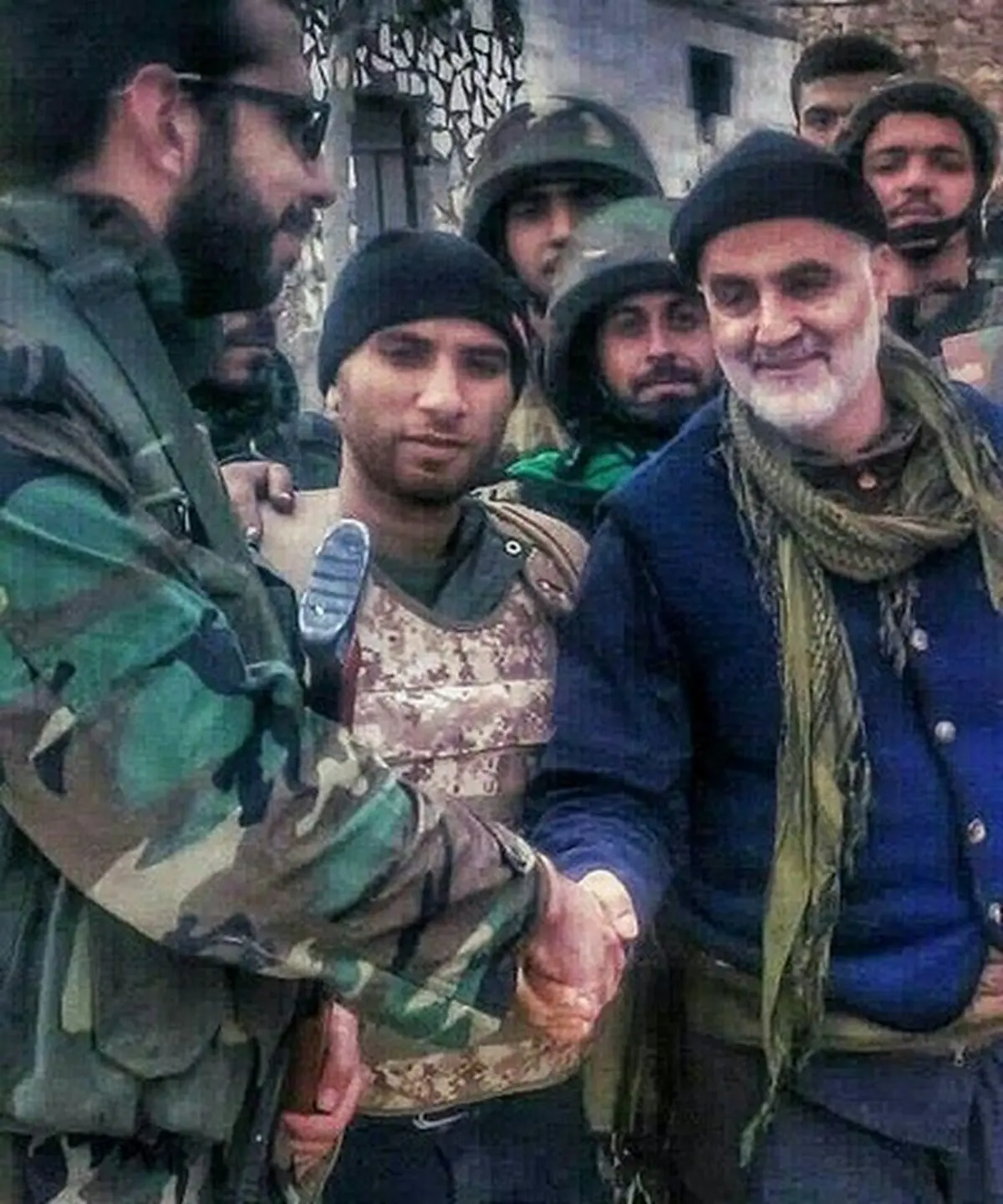 تصویر جدید از حاج قاسم سلیمانی در حلب