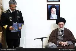 دیدار فرماندهان و مسئولان نیروی دریایی ارتش با رهبر معظم انقلاب/تصاویر