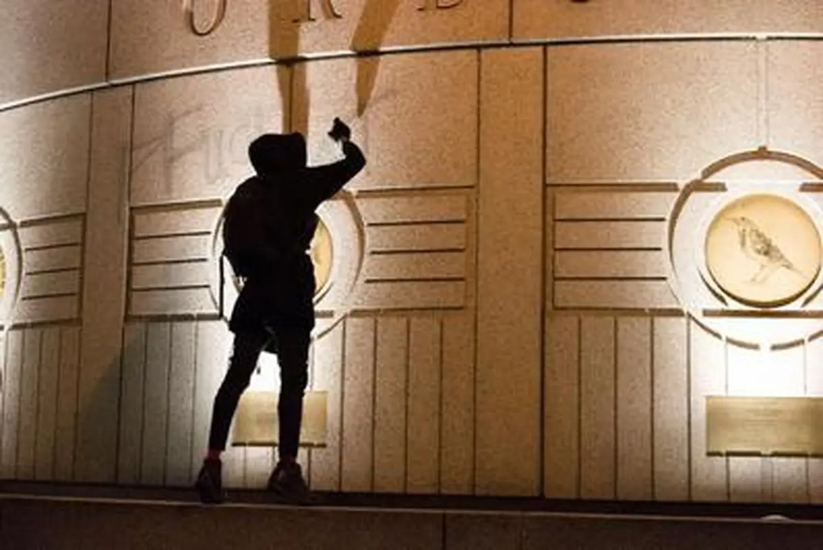 ادامه اعتراضات ضد ترامپ در آمریکا/تصاویر