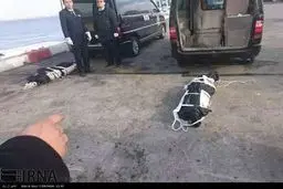 تصاویری از پیکر دو دریانورد ایرانی به همراه جعبه سیاه کشتی سانچی