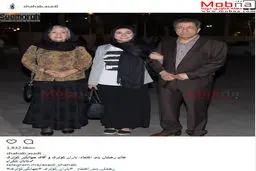 عکس خانوادگی باران کوثری در یک مراسم / عکس