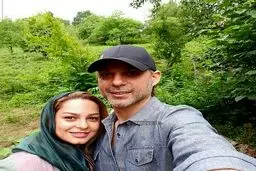 شباهت جالب پیمان معادی و خواهرش/عکس