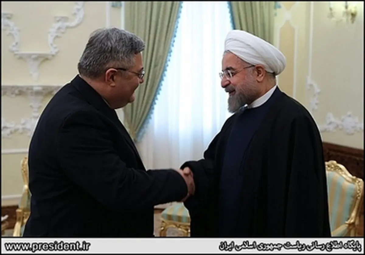 دیدار روحانی با رییس مجلس گرجستان به روایت تصویر